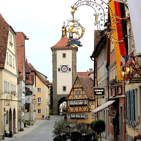 Hotel Historik Goldener Hirsch Rothenburg
