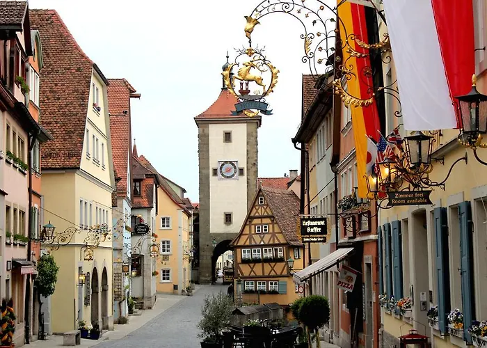 Otel Historik Goldener Hirsch Rothenburg