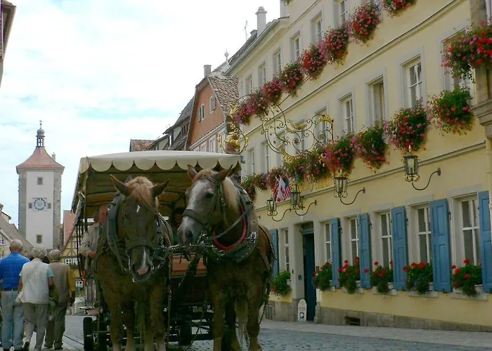 Historik Goldener Hirsch Rothenburg 3*